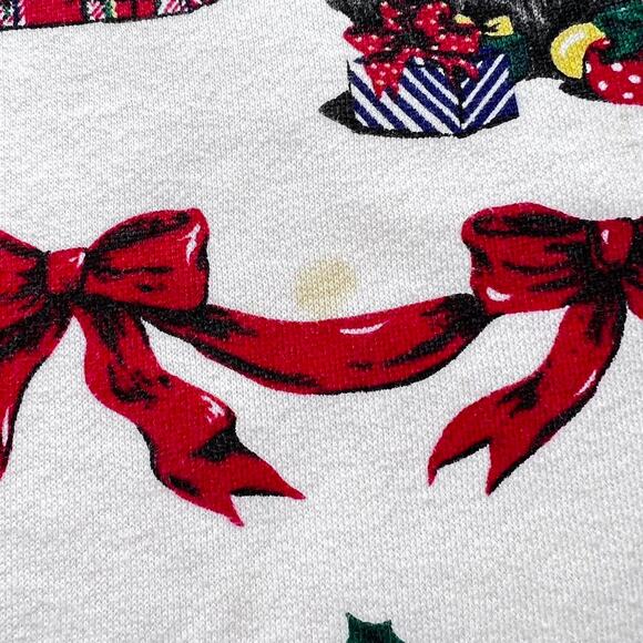 Cambridge dry goods company Vintage Christmas Dog vintage sweatshirt size large - Picture 8 of 8